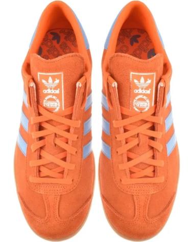 ADIDAS HAMBURG GX7224 COLLEGIATE BLUE - 47 1-3 ORANGE
