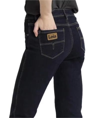 CALÇA JEANS FEMININA LOIS JEANS 201042747 AZUL ESCURO AZUL