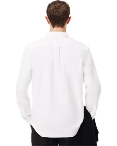 LACOSTE CAMICIA OXFORD REGULAR CH1911 BLANCO