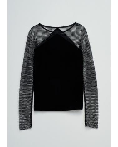 SALSA CAMISETAS DE CHICA 21010515 NEGRO