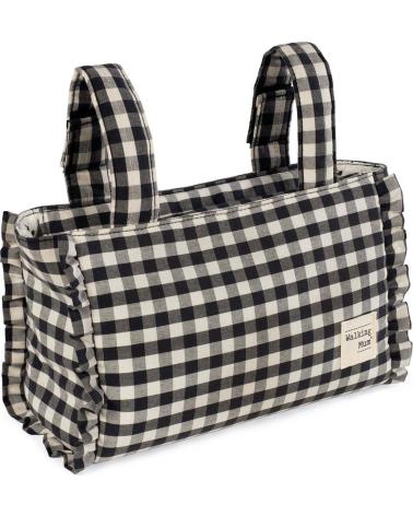 BOLSO PASEO WALKING MUM PARA BEBÉ - NEGRO CUADROS NEGRO