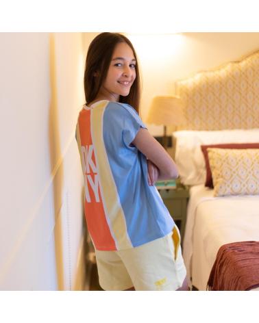 DKNY PANTALON CORTO EN COLOR AMARILLO