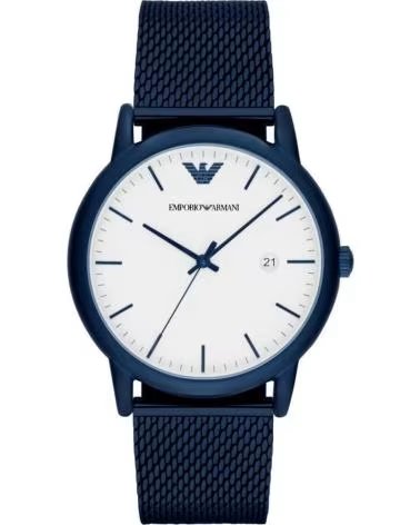 EMPORIO ARMANI UHR AR11025 BLAUES MESH-ARMBAND AZUL