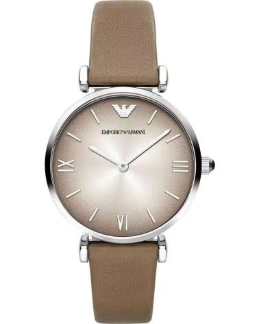 RELÓGIO EMPORIO ARMANI AR1768 PULSEIRA DE COURO MARROM MARRON