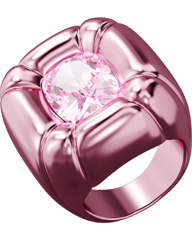ANILLO SWAROVSKI 5601579 CON CRISTAL ROSA Y BAÑO DE RODIO
