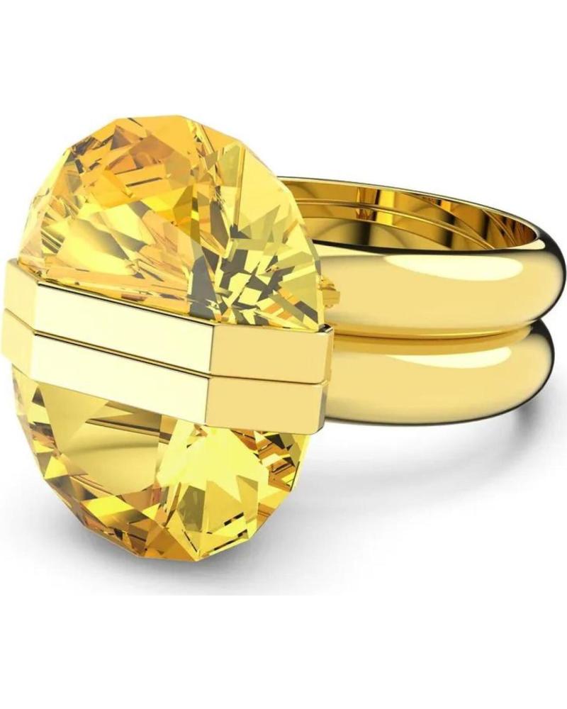 ANILLO SWAROVSKI MILLENIA CON CRISTAL AMARILLO TALLA OVALADA