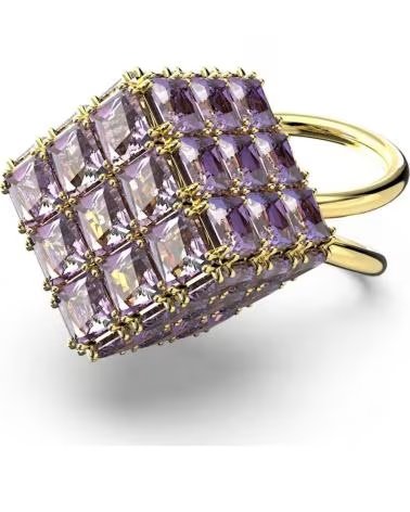 ANILLO SWAROVSKI 5633641 CON CRISTALES MORADOS