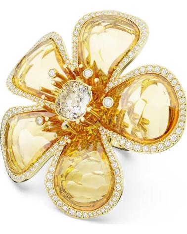 SWAROVSKI RING 5663074 GOLDENE BLUME MIT KRISTALLEN