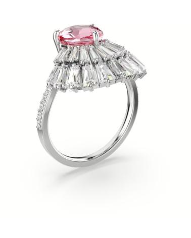 ANILLO SWAROVSKI GLAM ROCK CRISTAL ROSA Y BLANCOS 5687609