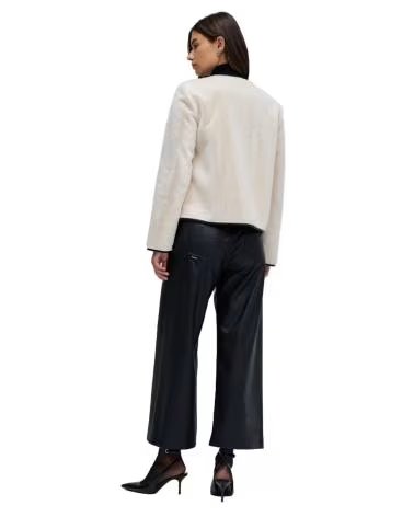 SALSA Chaqueta Jeans A07088S en beige para mujer BEIGE CON NEGROS EN CONTRASTE CIERRE