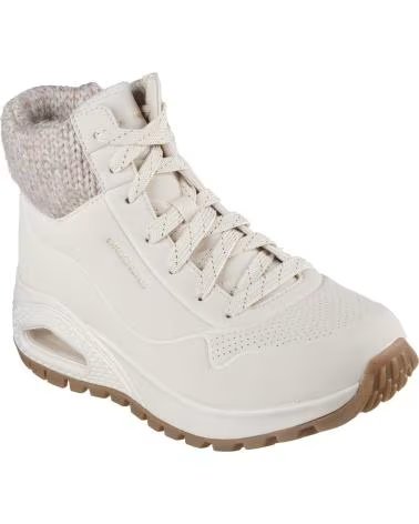 SKECHERS Botines Planos Mujer Uno Rugged Natural NATURAL