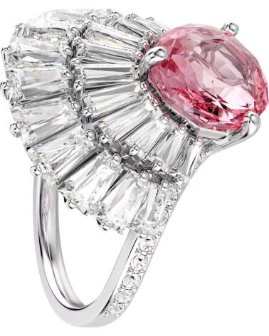 ANILLO SWAROVSKI GLAM ROCK CRISTAL ROSA Y BLANCOS 5687609