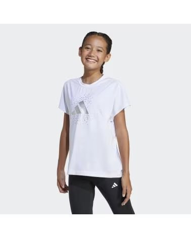 ADIDAS CAMISETA DE MANGA CORTA JC7448 EN BLANCO PARA NINAS