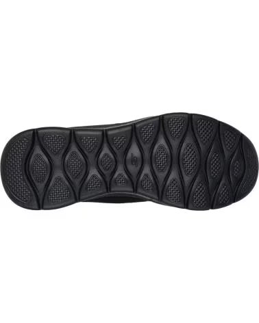 SKECHERS GO WALK FLEX NETRO SLIP-INS MEN BLACK NEGRO