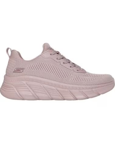 SKECHERS ZAPATOS ZAPATOS MUJER ZAPATILLAS BAJAS MODELO BOBS B FLEX CO ROSA