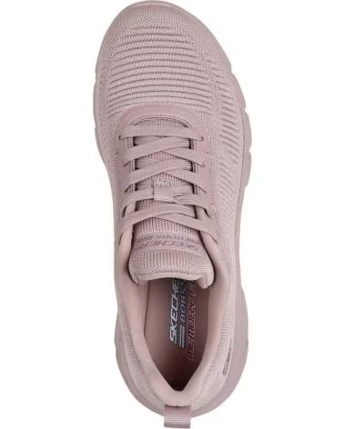 SKECHERS ZAPATOS ZAPATOS MUJER ZAPATILLAS BAJAS MODELO BOBS B FLEX CO ROSA