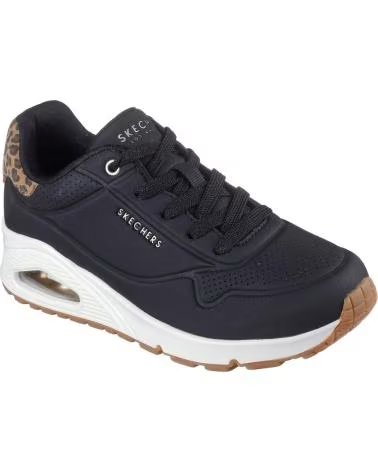 SKECHERS ZAPATOS ZAPATOS MUJER ZAPATILLAS BAJAS MODELO UNO JUNGLE COL NEGRO