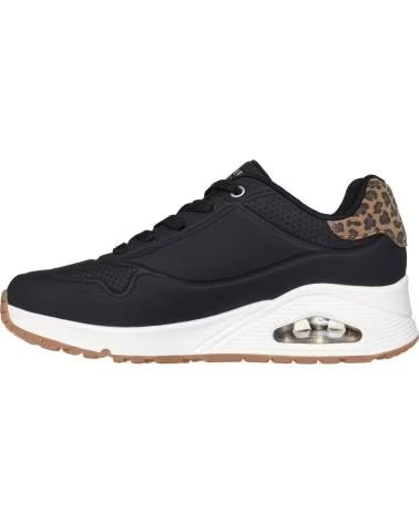 SKECHERS ZAPATOS ZAPATOS MUJER ZAPATILLAS BAJAS MODELO UNO JUNGLE COL NEGRO