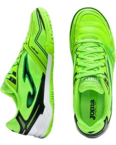 JOMA DRIBLING 2611: ZAPATILLAS INDOOR FÚTBOL SALA FLUOR VERDE VERDE