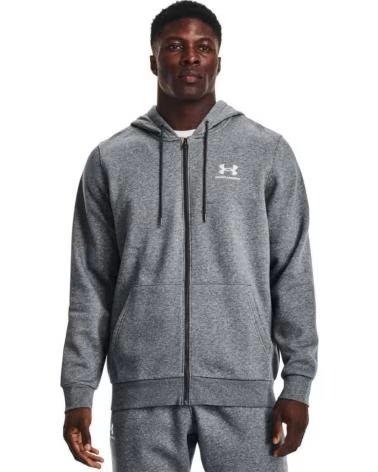 UNDER ARMOUR ICON FELPA CON CAPPUCCIO E ZIP UOMO GRIGIO GRIS
