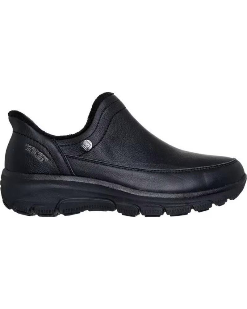 SKECHERS SNEAKERS MUJER EASY GOING - MODERN WHISPER - NEGRO
