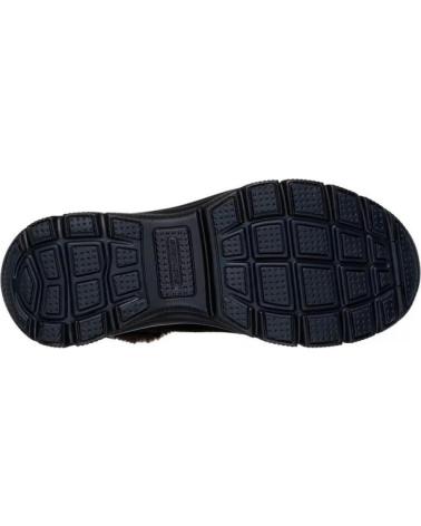 SKECHERS BOTAS PLANAS MUJER EASY GOING - DREAMERS LUXE VIS NEGRO