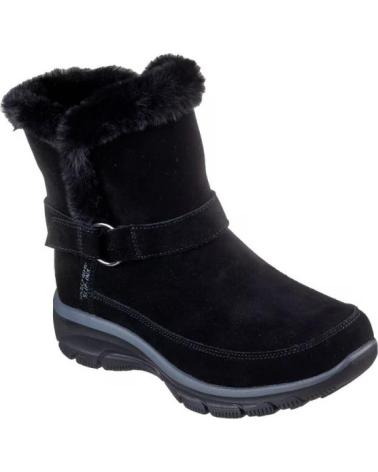 SKECHERS BOTAS PLANAS MUJER EASY GOING - DREAMERS LUXE VIS NEGRO