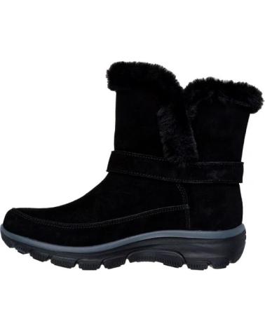 SKECHERS BOTAS PLANAS MUJER EASY GOING - DREAMERS LUXE VIS NEGRO