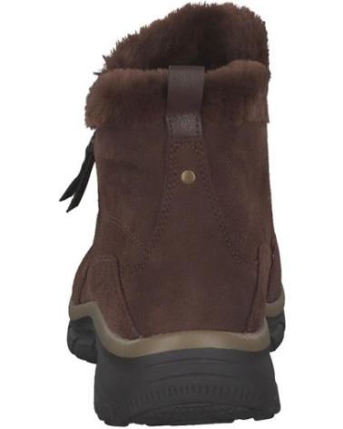 SKECHERS BOTINES PLANOS MUJER EASY GOING - HIGH ZIP 2 MARRON MARRóN