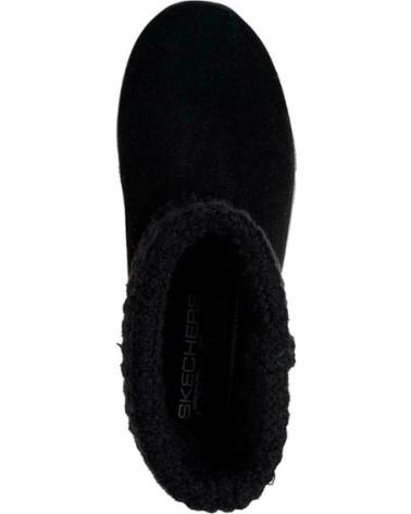 SKECHERS BOTINES PLANOS MUJER EASY GOING - COZY LOVIN - NEGRO