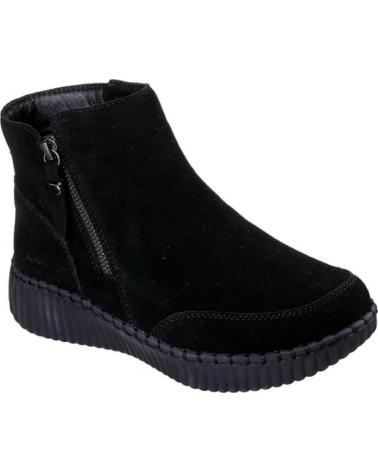 SKECHERS BOTINES PLANOS MUJER WILSHIRE BLVD - WEEKEND CRUSH -NEG NEGRO