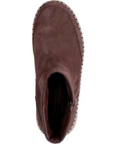 SKECHERS BOTINES PLANOS MUJER WILSHIRE BLVD - WEEKEND CRUSH MARRON MARRóN