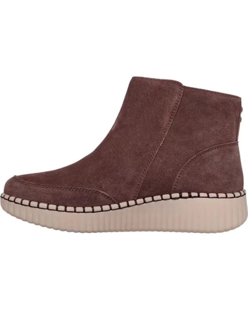 SKECHERS WILSHIRE BLVD STIEFELETTEN FÜR DAMEN, MODELL 169086, BRAUN MARRóN
