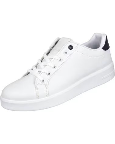 ZAPATILLAS CASUAL L&R SHOES FC-60 HOMBRE BLANCO NEGRO