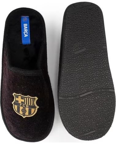 ZAPATILLA DE ESTAR POR CASA MARPEN FC BARCELONA INFANTIL NEGRA NEGRO