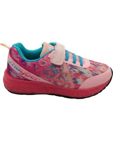 JHAYBER RIPAL GIRLS PINK CASUAL SHOE WITH VELCRO VARIOS COLORES