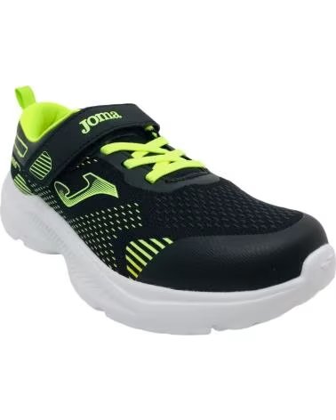 SCARPA SPORTIVA JOMA HEOS PER BAMBINI CON LUCI NERA NEGRO