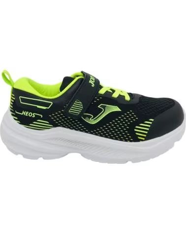 SCARPA SPORTIVA JOMA HEOS PER BAMBINI CON LUCI NERA NEGRO