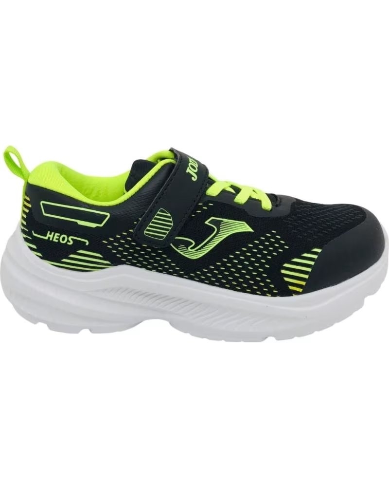SCARPA SPORTIVA JOMA HEOS PER BAMBINI CON LUCI NERA NEGRO