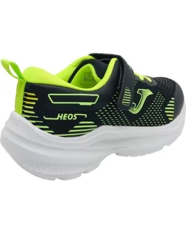 SCARPA SPORTIVA JOMA HEOS PER BAMBINI CON LUCI NERA NEGRO