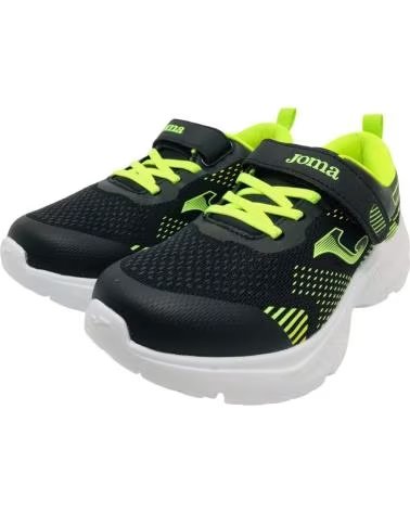 SCARPA SPORTIVA JOMA HEOS PER BAMBINI CON LUCI NERA NEGRO