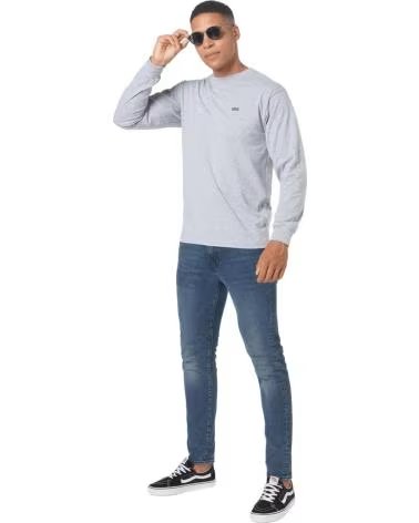 SUDADERA GRIS VANS OFF THE WALL CON LOGO BORDADO GRIS