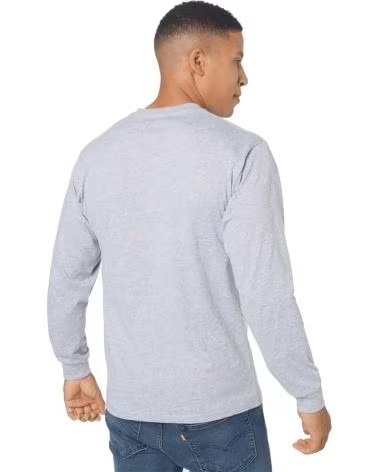 SUDADERA GRIS VANS OFF THE WALL CON LOGO BORDADO GRIS