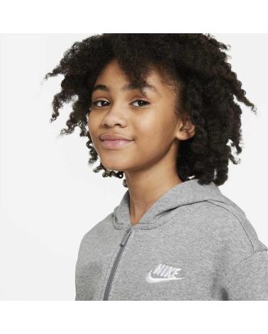 NIKE CHAQUETA CON CAPUCHA GRIS