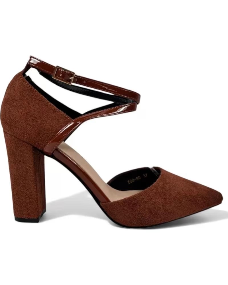 TIMBOS TACON VESTIR DE MUJER COLOR MARRON 132334 MARRóN