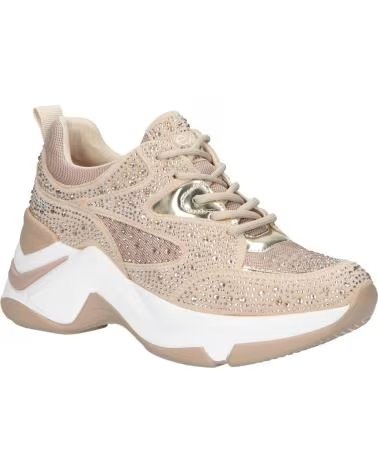 DAMEN SNEAKER EXE 106-52EX21 BEIGE MIT STRASS STRASS BEIGE