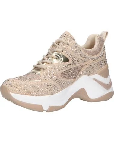 DAMEN SNEAKER EXE 106-52EX21 BEIGE MIT STRASS STRASS BEIGE