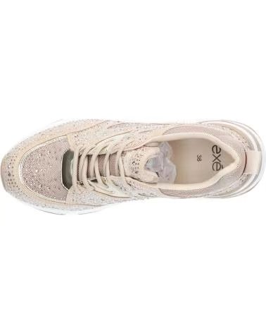 DAMEN SNEAKER EXE 106-52EX21 BEIGE MIT STRASS STRASS BEIGE