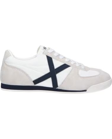 MUNICH ZAPATILLAS 4921003 EN BLANCO PARA UNISEX BLANCA Y AZUL