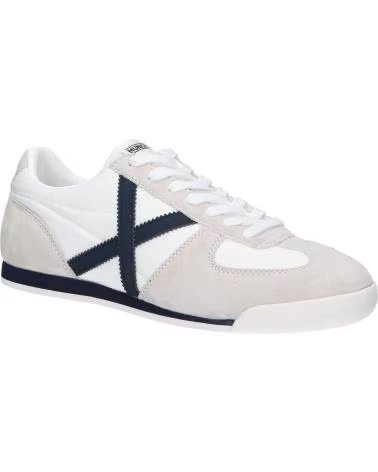 MUNICH ZAPATILLAS 4921003 EN BLANCO PARA UNISEX BLANCA Y AZUL